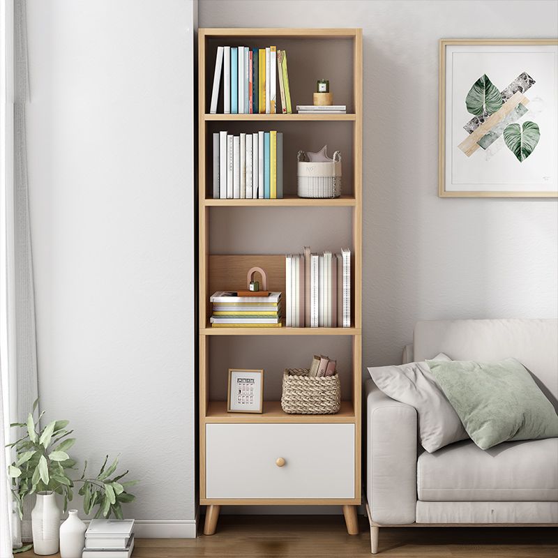 Open Wooden Bookcase Modern Minimalist Home Living Room Bedroom Bookshelf