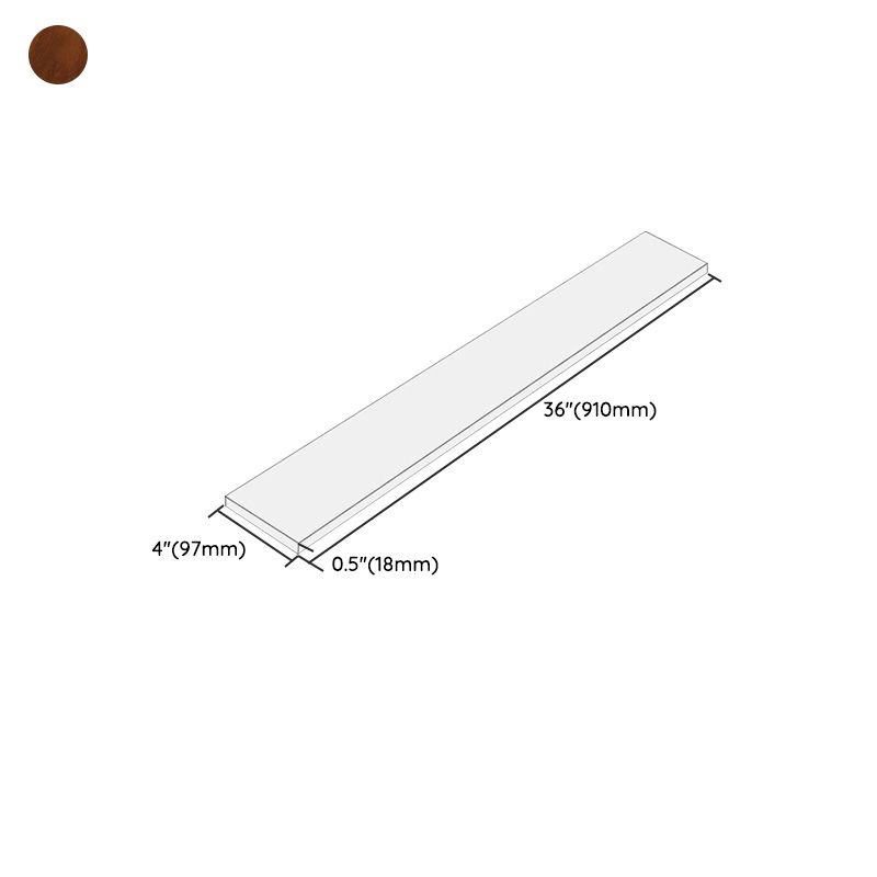 Traditional Flooring Tiles Distressed Click-Locking Wooden Wall Planks