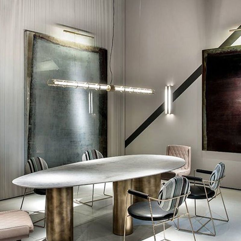 Accesorios de iluminación de Metal Island Restaurante LED LED LED LED LED LED de 1 luces