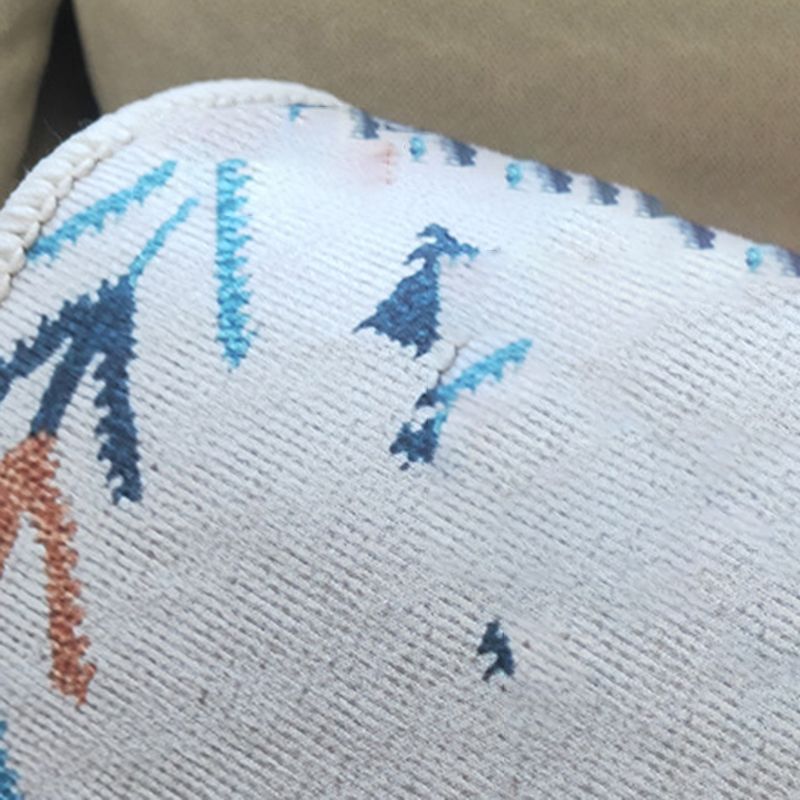 Modern Carpet Polyester Geometric Print Area Rug Stain Resistant Rug for Living Room