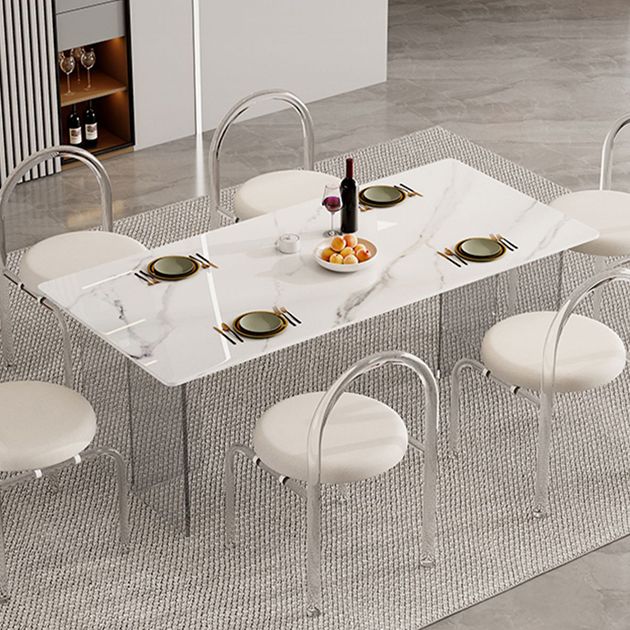 Modern Stone Dining Table 1/2/5/7 Pieces Dining Set for Dining Room