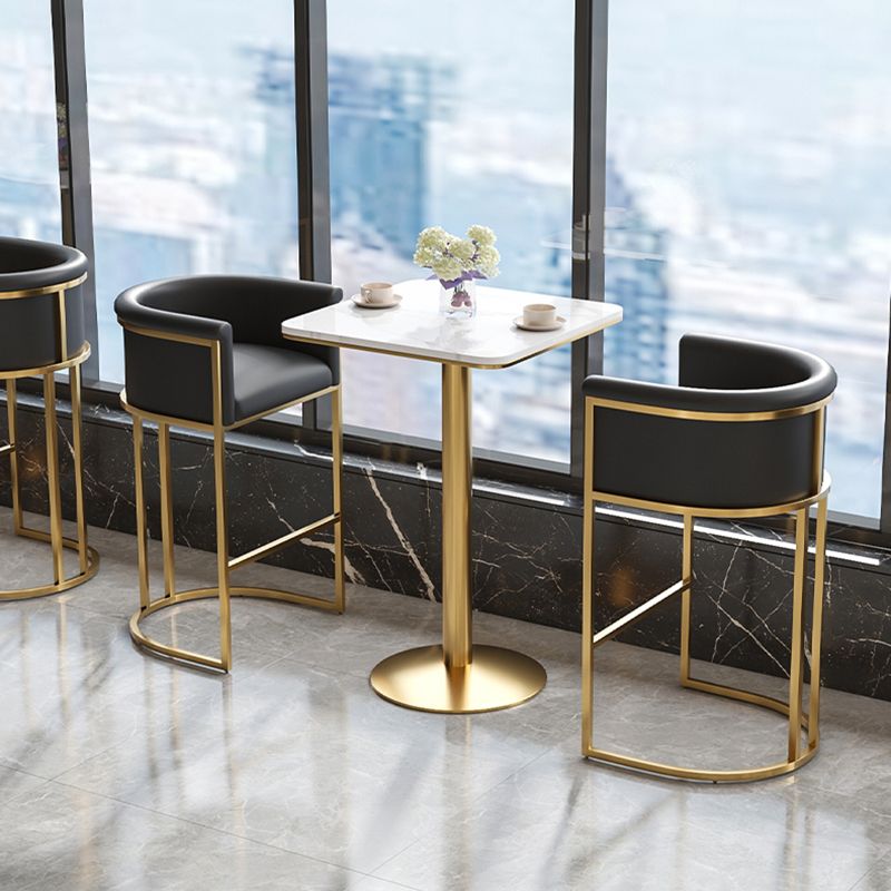 Sintered Stone Bar Table Traditional Luxury Dining Table for Kitchen Living Room