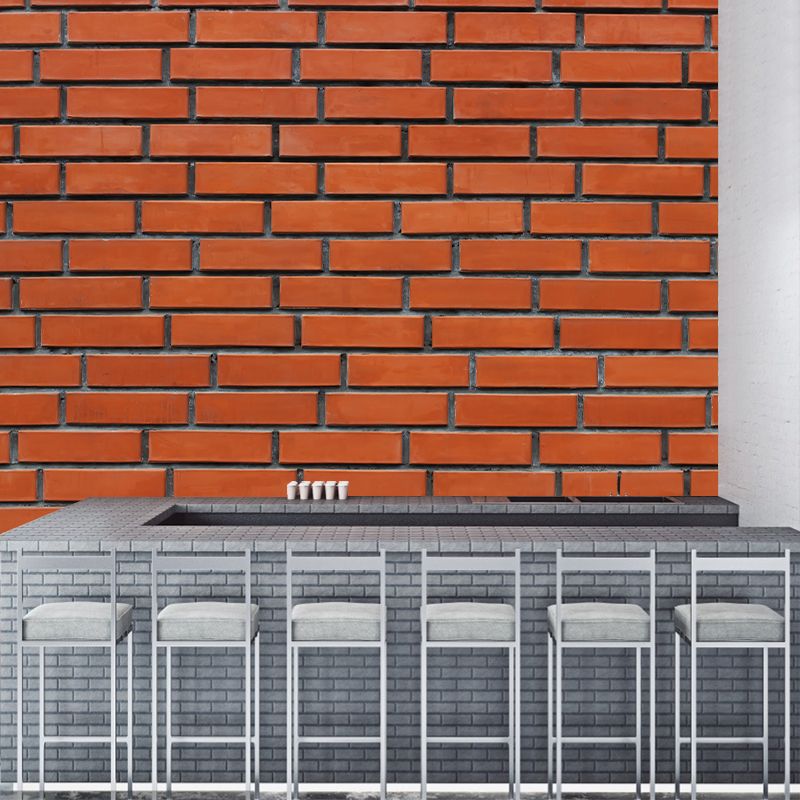 Brick Wall Decor Waterproofing Wall Covering for Boy Bedroom, Personalized Size