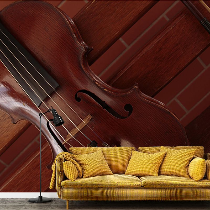 Violin Key Photography Horizontal Guitar Mural Decorative Eco-friendly for Home Decor