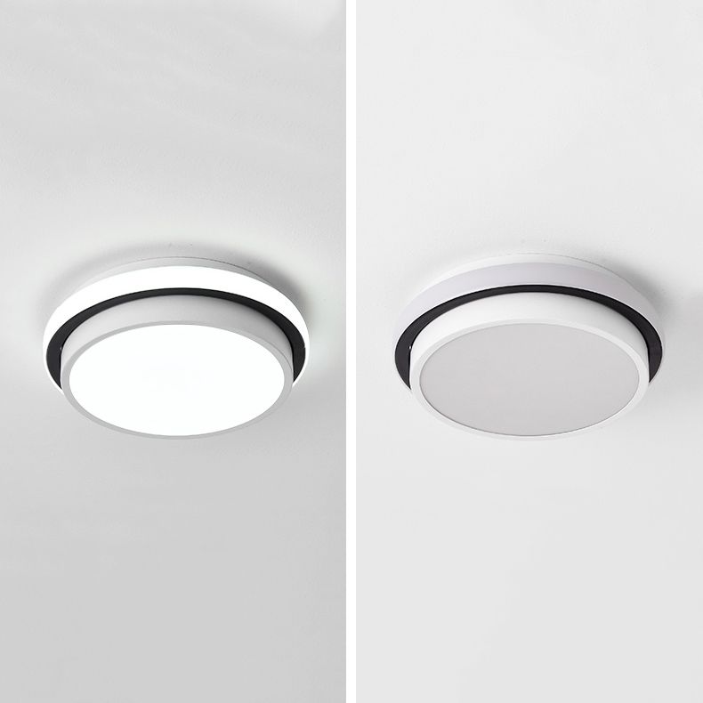 Accesorio de iluminación de techo LED de montaje empotrado contemporáneo, luz de montaje en techo para vestíbulo