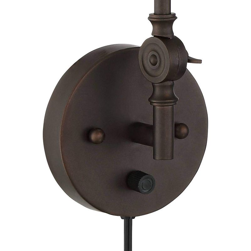 Black Modern Wall Sconce Cone Shape Wall Light with Metal Shade for Bedroom