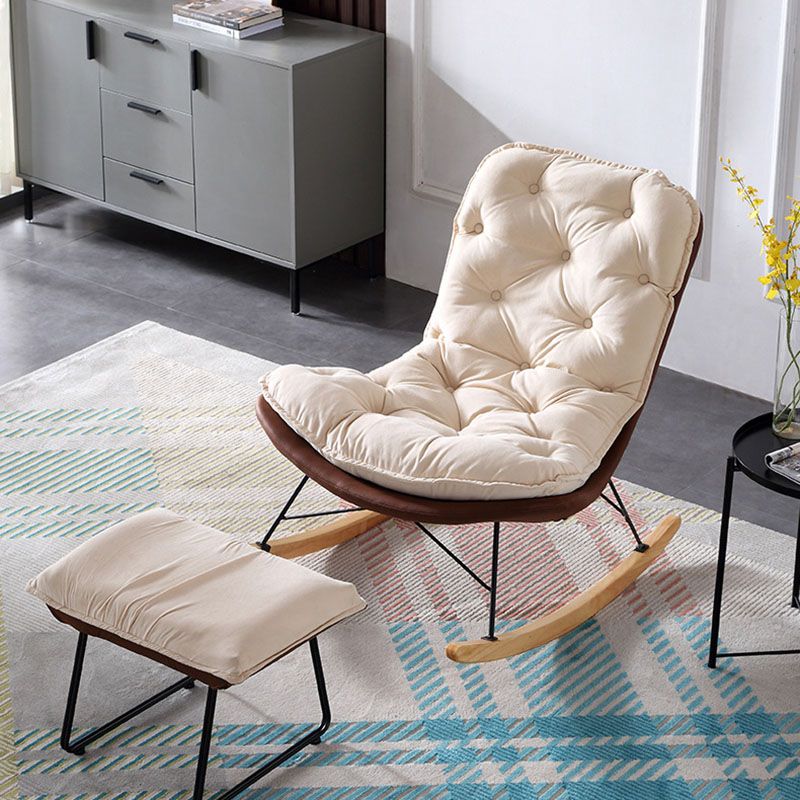 Modern Light Luxury Lazy Sofa Chair Leisure Lounge Rocking Chair