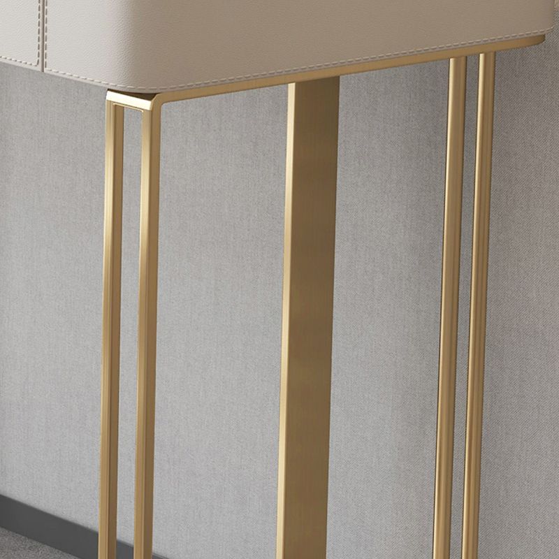 Glam 29.5" Tall Makeup Vanity Desk 2-Drawer Wood Dressing Table