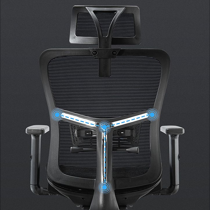 Modern Desk Chair Mesh Computer Chair High Back Conference Chair with Wheels