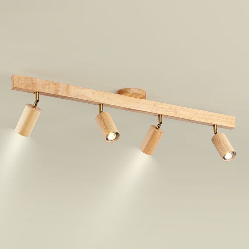 Solid Brass Ceiling Track Light Multi - Head Adjustable Ceiling Spotlight