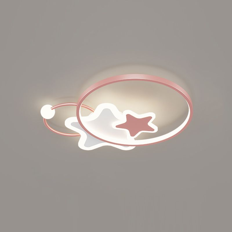 Modern Flush Mounted Ceiling Lights with Acrylic Shade LED Flush Mount Ceiling Lighting