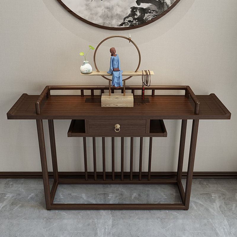 Rectangle Shape Contemporary Console Table Wood Console Sofa Table