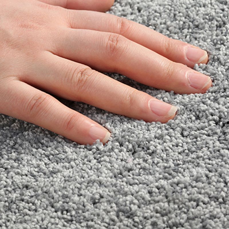 Tappeto moderno rotondo in poliestere solido poliestere moquette non slip tappeto interno per soggiorno