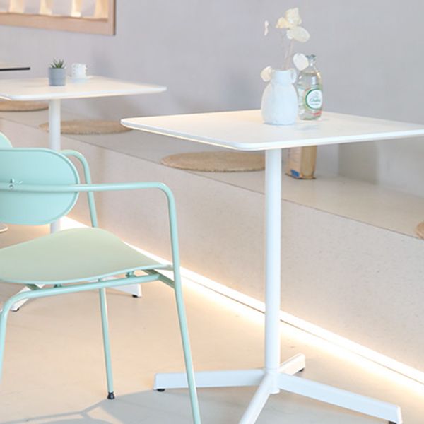 Industrial Style Dining Site Table Metal 4 Legs Dining Room Collection