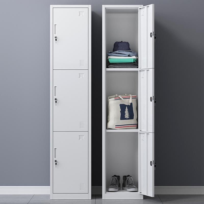 Hinged Wardrobe Cabinet Contemporary Metal Wardrobe for Bedroom
