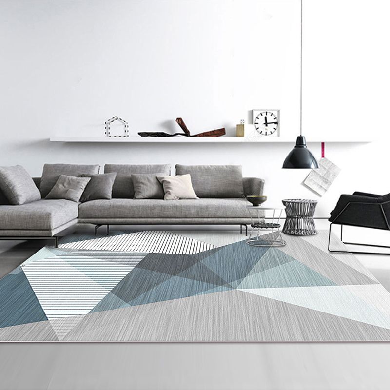 Pink Nordic Carpet Polyester Color Piece Carpet Washable Rug for Drawing Room