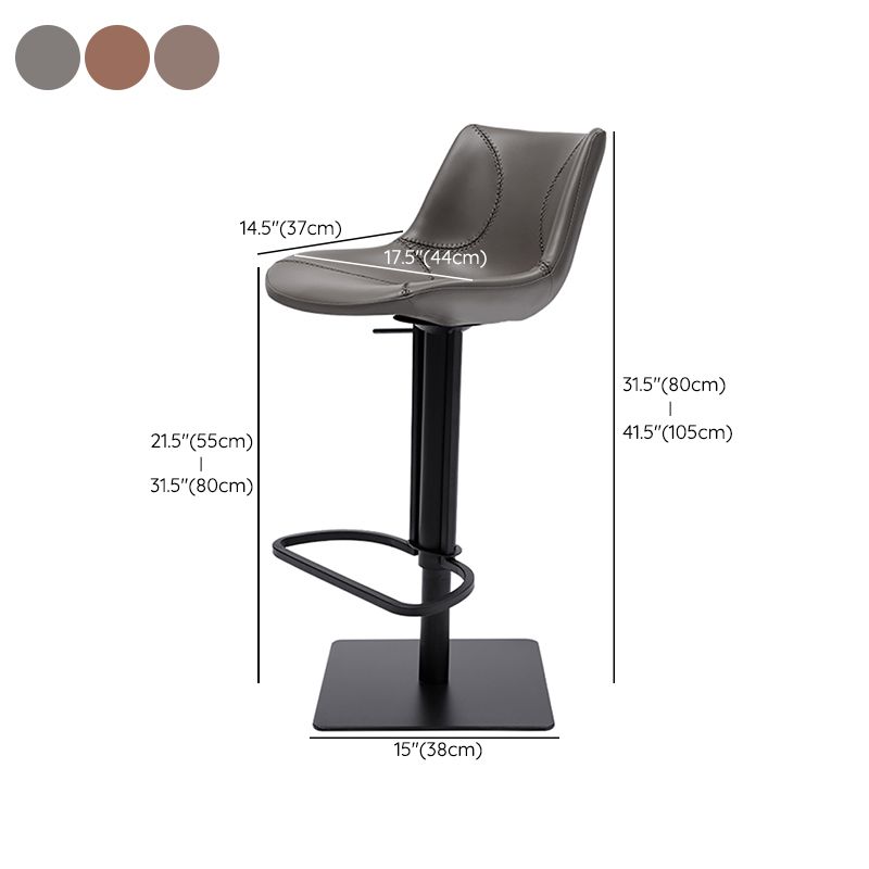 Industrial Counter Height Stools Armless Counter Chair for Restaurant