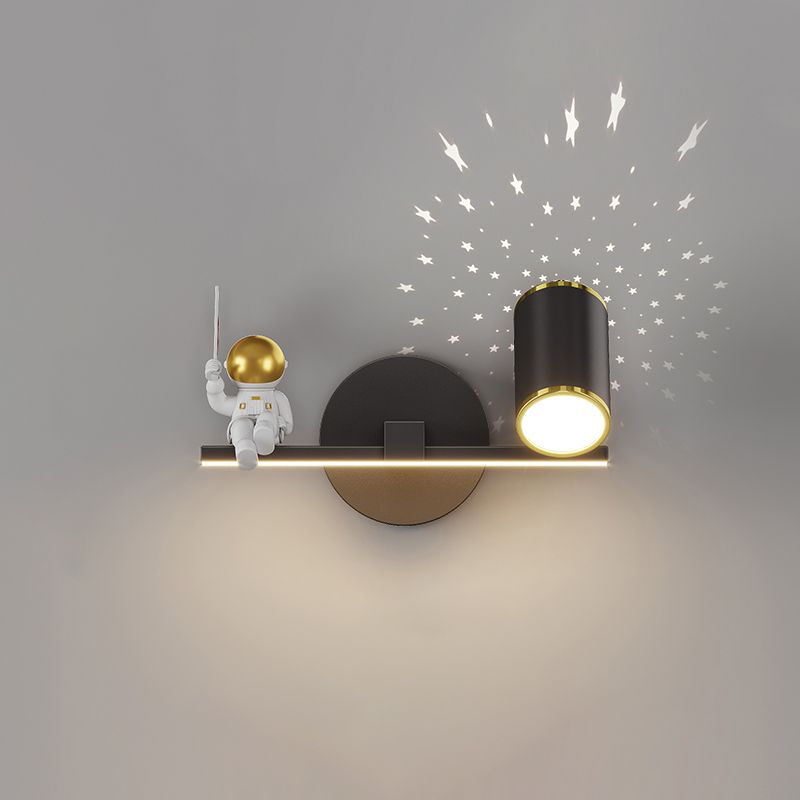 Kids Style Geometry Shape Wall Lights Metal 2-Light Wall Mount Lights