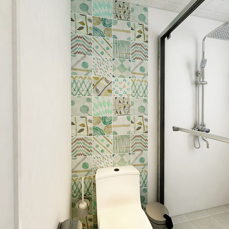 Self-Adhesive Foliage Wallpaper Panels PVC Modernist Wall Decoration for Kitchen