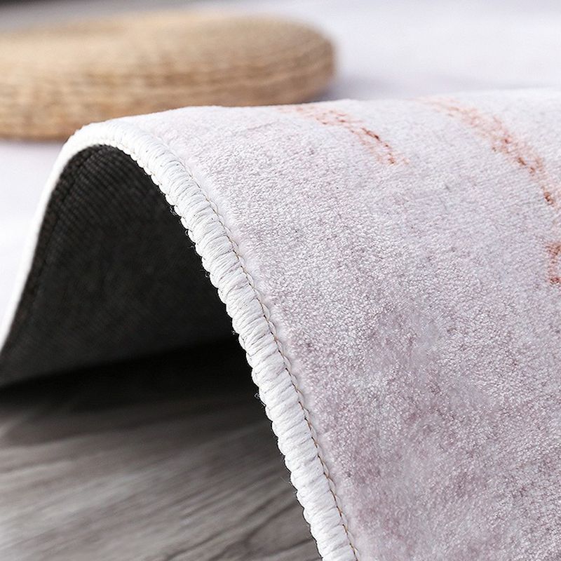 Chic Modern Area Carpet Tie-Dye Print Polyester Area Rug Anti-Slip Washable Rug for Home Decor