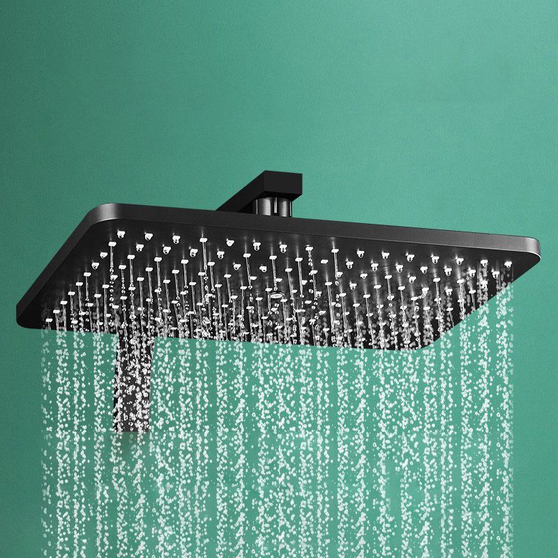 Modern Adjustable Water Flow Shower Faucet Shower Arm Hose Shower System on Wall