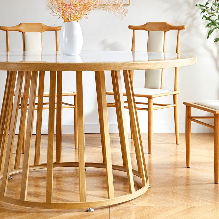 Silla de comedor de metal moderno Silla de comedor de cuero con respaldo alto para uso en restaurantes