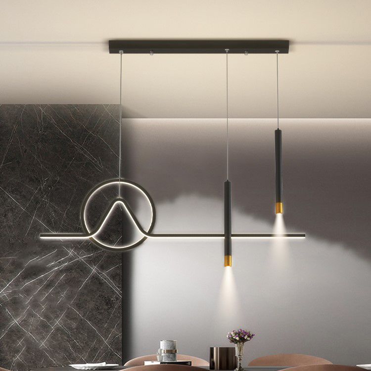 Lampade sospese geometriche Luci a sospensione da cucina contemporanea Metal