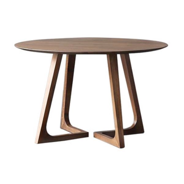 Modern 1/5/7 Pieces Dining Set Round Pine Wood Dining Table for Dining Room