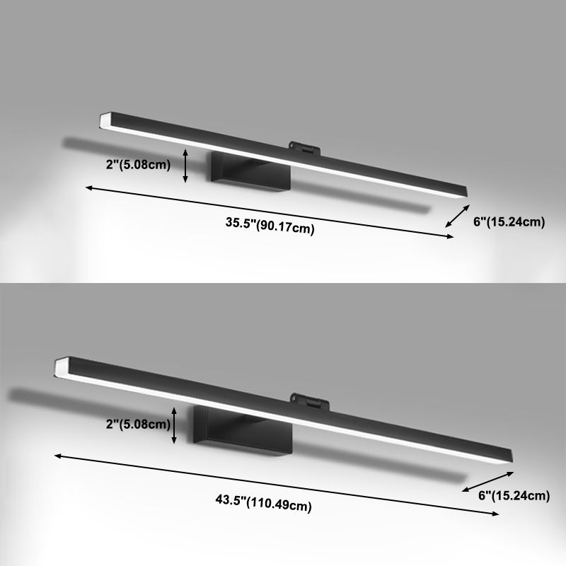 LED Makeup Mirror Lamp Modern Style Wall Light Fixture for Bathroom Washroom