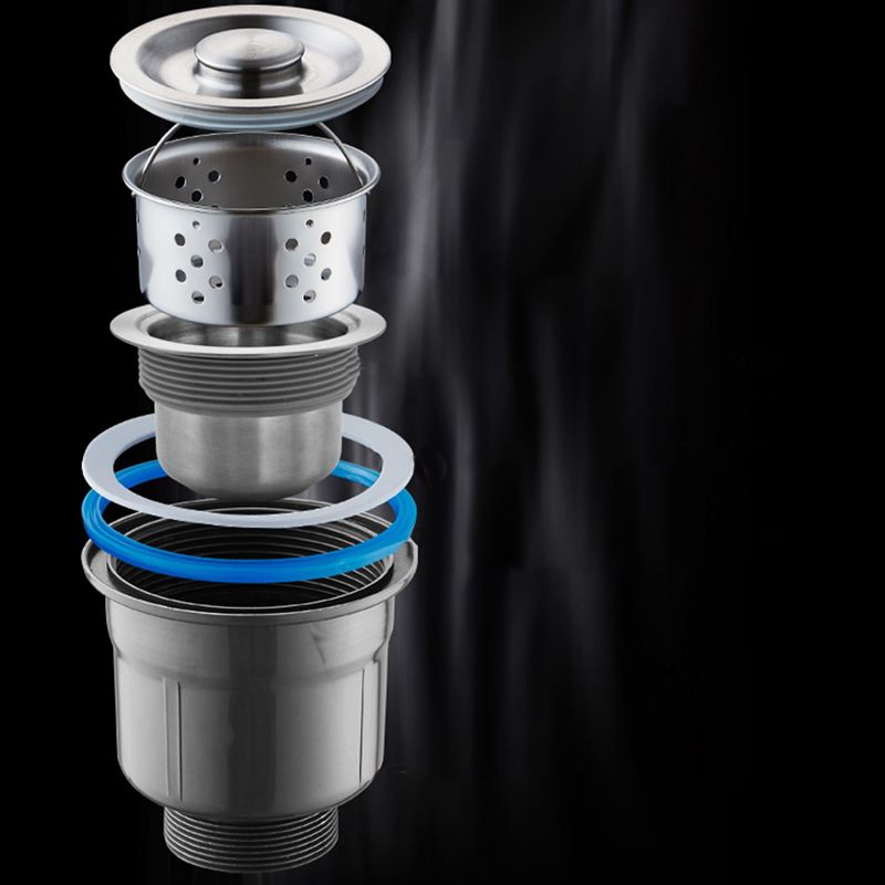 Quartz Kitchen Sink Single Bowl Kitchen Sink with with Drain Strainer Kit