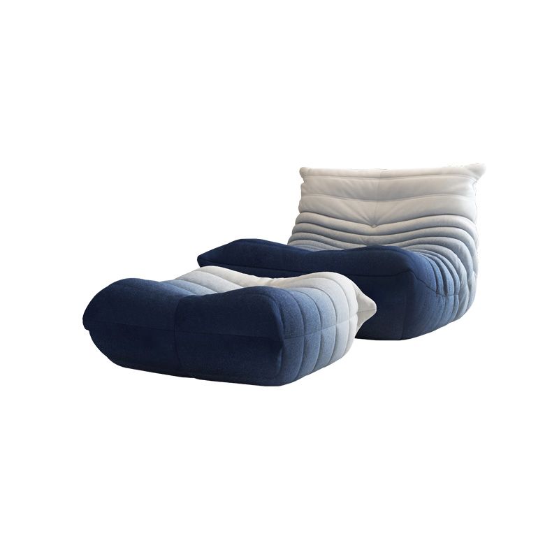 Fabric/Faux Leather Chair 33.4" L x 43.3" W x 30.3 " H Armless Chair for Living Room