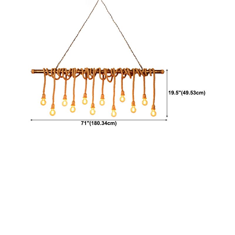 Simple Hanging Island Light Industrial Hanging Lighting Fixture for Dining Room