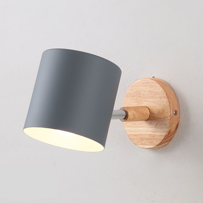 1 Light Geometric Wall Lighting Fixtures Modern Style Metal Wall Lamps