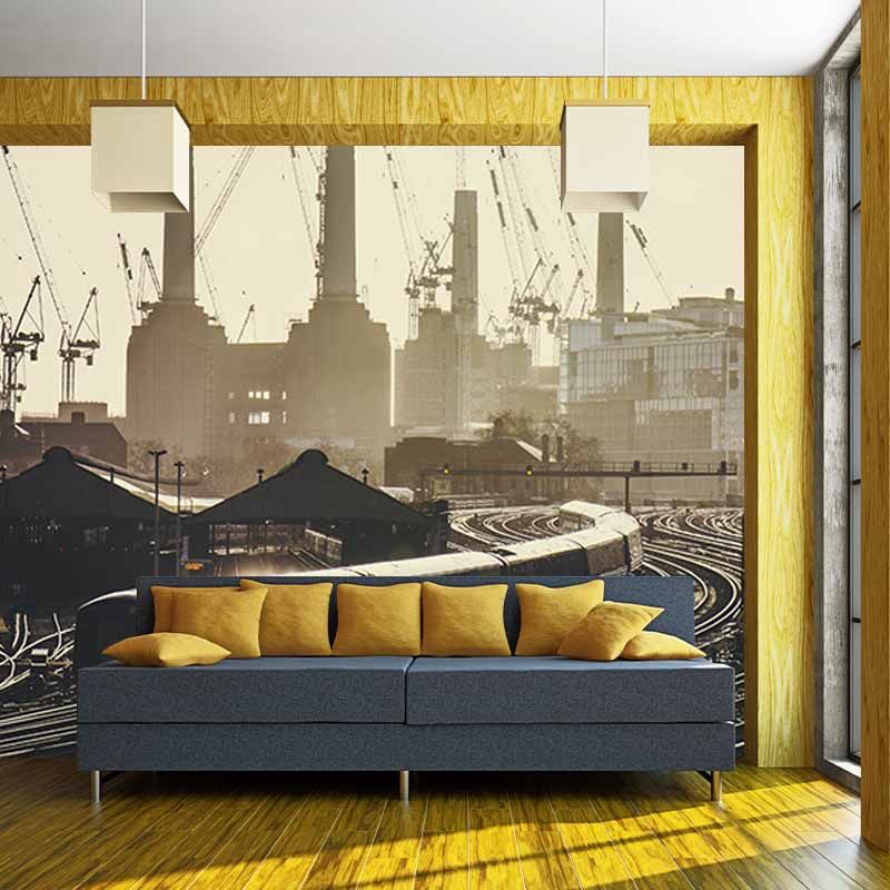 Wall Mural Wallpaper Photography Urban Transportation Sitting Room Wall Mural