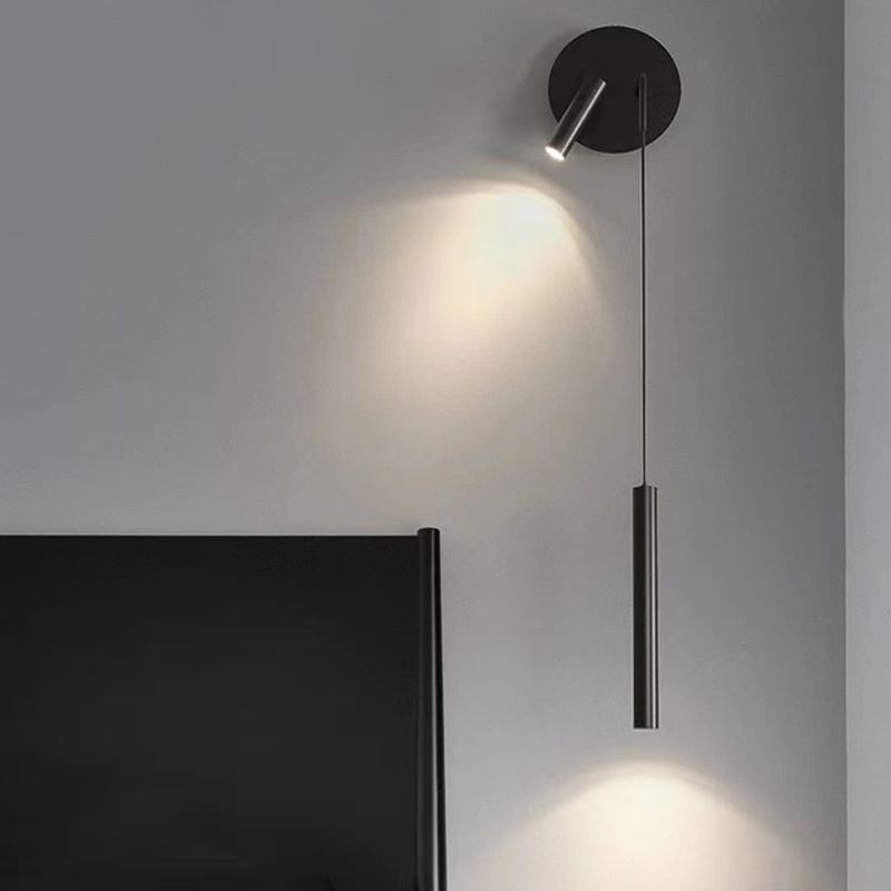 Modernist Wall Light Fixture Metal Reading Sconce Light for Bedroom