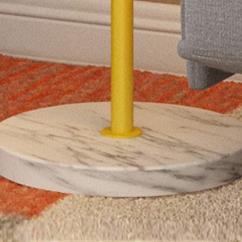 Lámpara de lectura de piso de metal moderna Luz de piso de 1 luz con escritorio para dormitorio