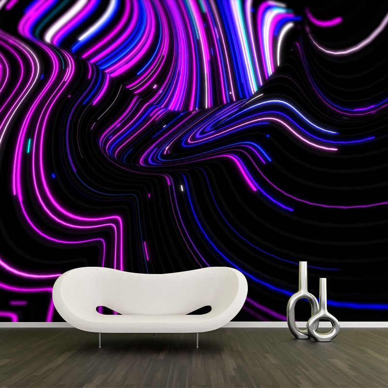 Environment Friendly Wall Mural Wallpaper Abstract Geometry Sitting Room Wall Mural
