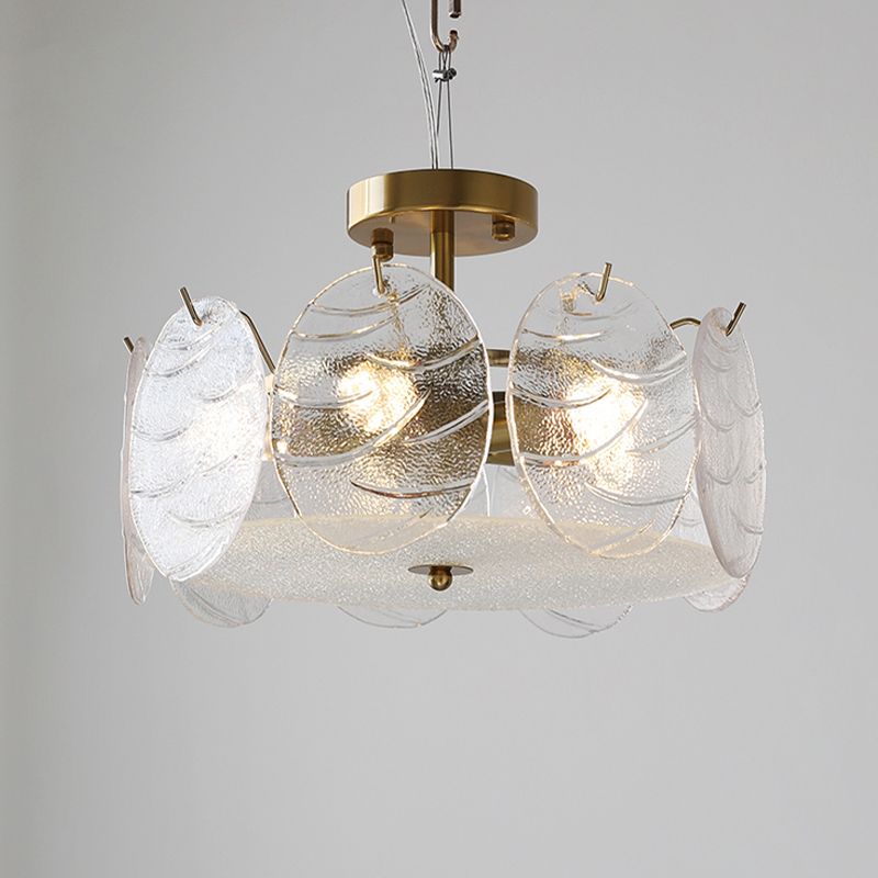 Nordic Ceiling Lamp Simple Glass Shade Flush Mount Light Fixture