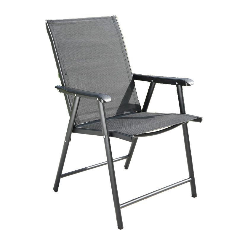 Tropical Outdoor Bistro Chairs Rattan Folding Outdoors Dining Chairs