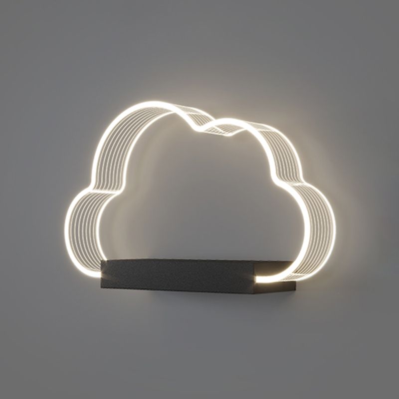 Lampada da parete a LED del letto Lampone Nordic Simple Wall Sconce per bambini Soggiorno