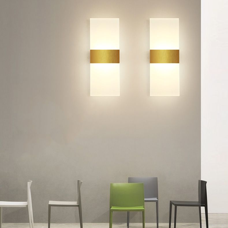 Nordische moderne Wandhalterung Leichte LED -Wandleuchte Lampenvorrichtung für Schlafzimmer