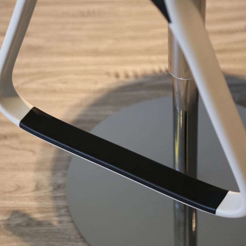 Plastic Counter Stool Modern Adjustable Height Bar Stool with Footrest