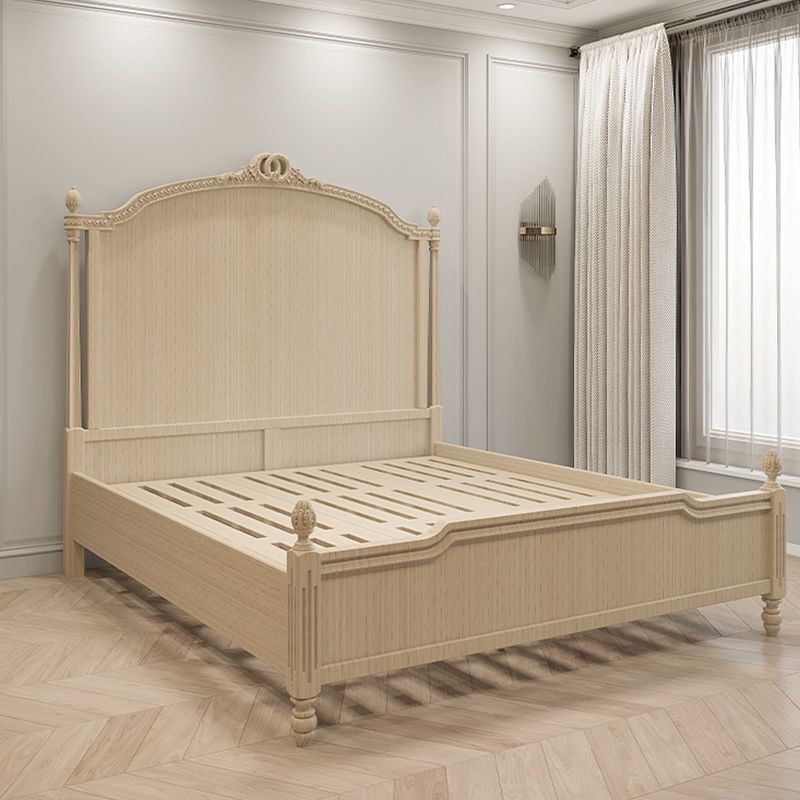 Genuine Leather Upholstered StandardBed 63" H Panel Bed with Lift Up Storage