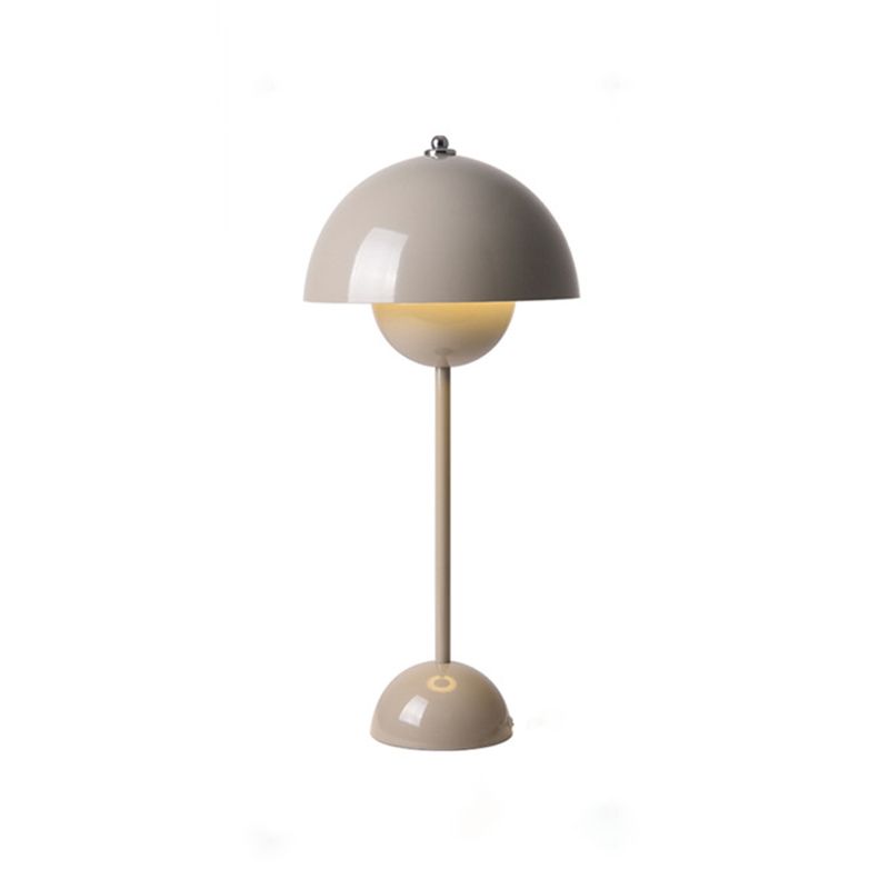 Macaron Dome Shade Table Lamp, Metal Table Light with An On/Off Switch