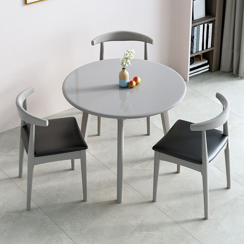 Solid Wood Dining Room Table Round Dining Table for Dining Room
