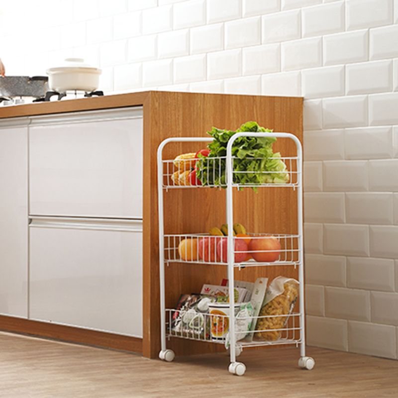 Schwarz -Weiß -Industrie -Bücherregal Etagere Bücherregal mit Zaubererrädern