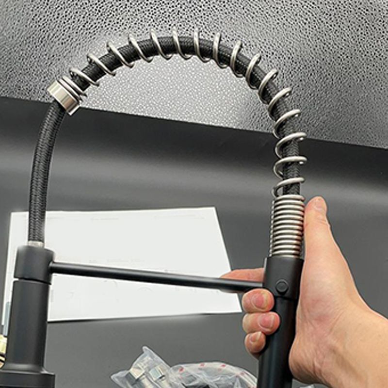 Farmhouse Kitchen Faucet Spring Spout One Handle High Arch Water Filler