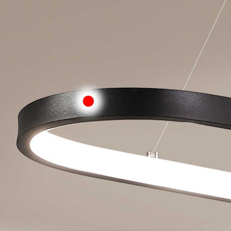 Geometric Island Lights Modern Kitchen Island Lighting Metal 3 Light Island Lamps in Black