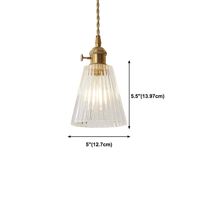 Modern Style Hanging Light Creative Glass Shade Pendant Lighting Fixture for Dining Room