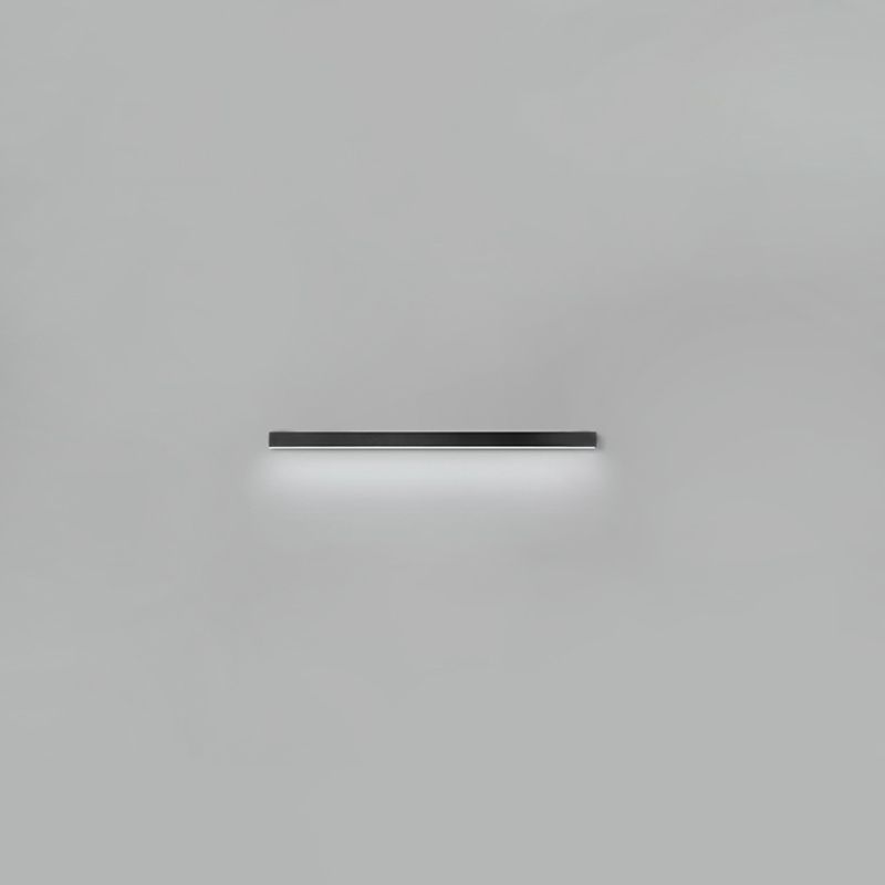 Linear Shape Metal Wall Light Modern 1-Light Wall Mounted Light Fixture